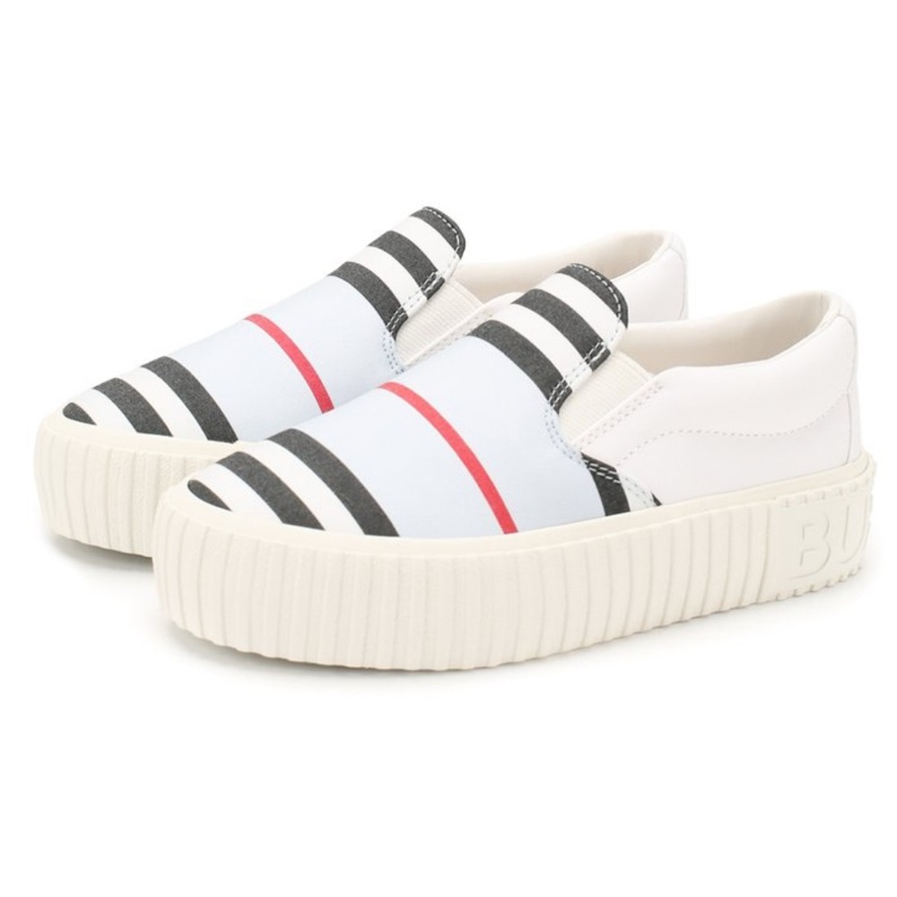 Striped Slip-On Sneakers